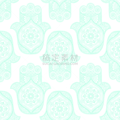 四方连续纹样,白色,华丽的,图像,犹太教,装饰物,矢量,东方人,装饰