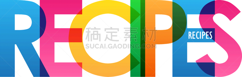 配方,色彩鲜艳,字体,短语,单词,法国,食谱,食品,成分