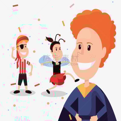 人,传统,事件,怪异,恐怖,儿童,童年,完美,绘画插图