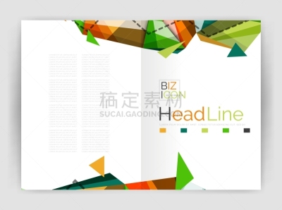 商务,几何形状,模板,报告,创造力,书,计划书,概念,传单