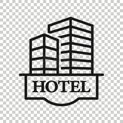 酒店,住宅房间,标志,小旅馆,绘画插图,建筑业,计算机图标,商务,矢量