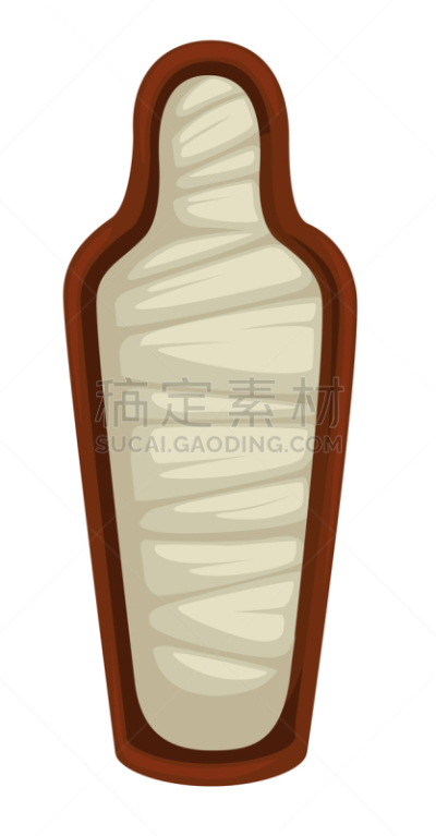 木乃伊化的,法老,埃及,坟墓,古代,密封食品,裹住,剪影,研究