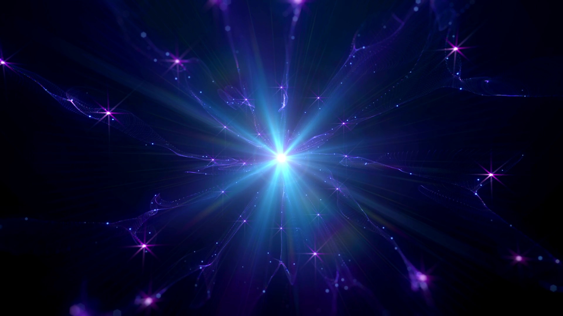 太空中的抽象之星