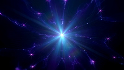 太空中的抽象之星