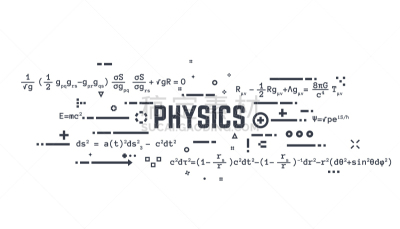 物理学,数学符号,理论设计标签,概念,图像,知识,矢量,学生,教育