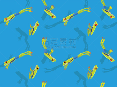 卡通,背景,树蛙,眼痛,壁纸,矢量,二进制码,跳