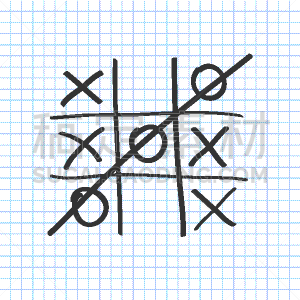 井字游戏,计算机图标,棋盘游戏,分离着色,数字0,概念,策略,图像,矢量,休闲
