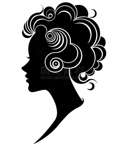 女人,白色,计算机图标,华丽的,自然美,头发,品牌名称,发型,阴影,剪影