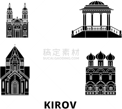 城市天际线,基洛夫,俄罗斯,公寓,名声,西伯利亚,公园,自然美,旅行,布置