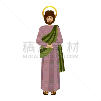 圣约瑟夫君,人,色彩鲜艳,脸颊,耶稣降生,束腰外衣,父亲,凉鞋