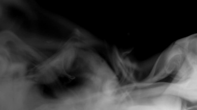 真正的蒸汽看起来像黑色背景上的烟雾。