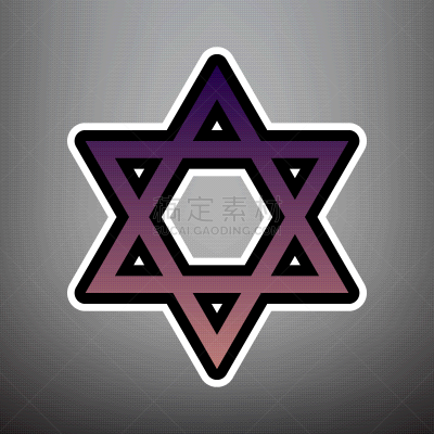 大卫王之星,以色列,遮护的手势,星形,耶路撒冷,直的,疤,Israelite,剪影