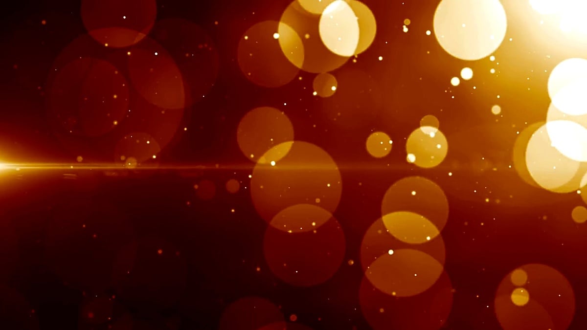 Particles dust abstract light bokeh motion titles cinematic background loop