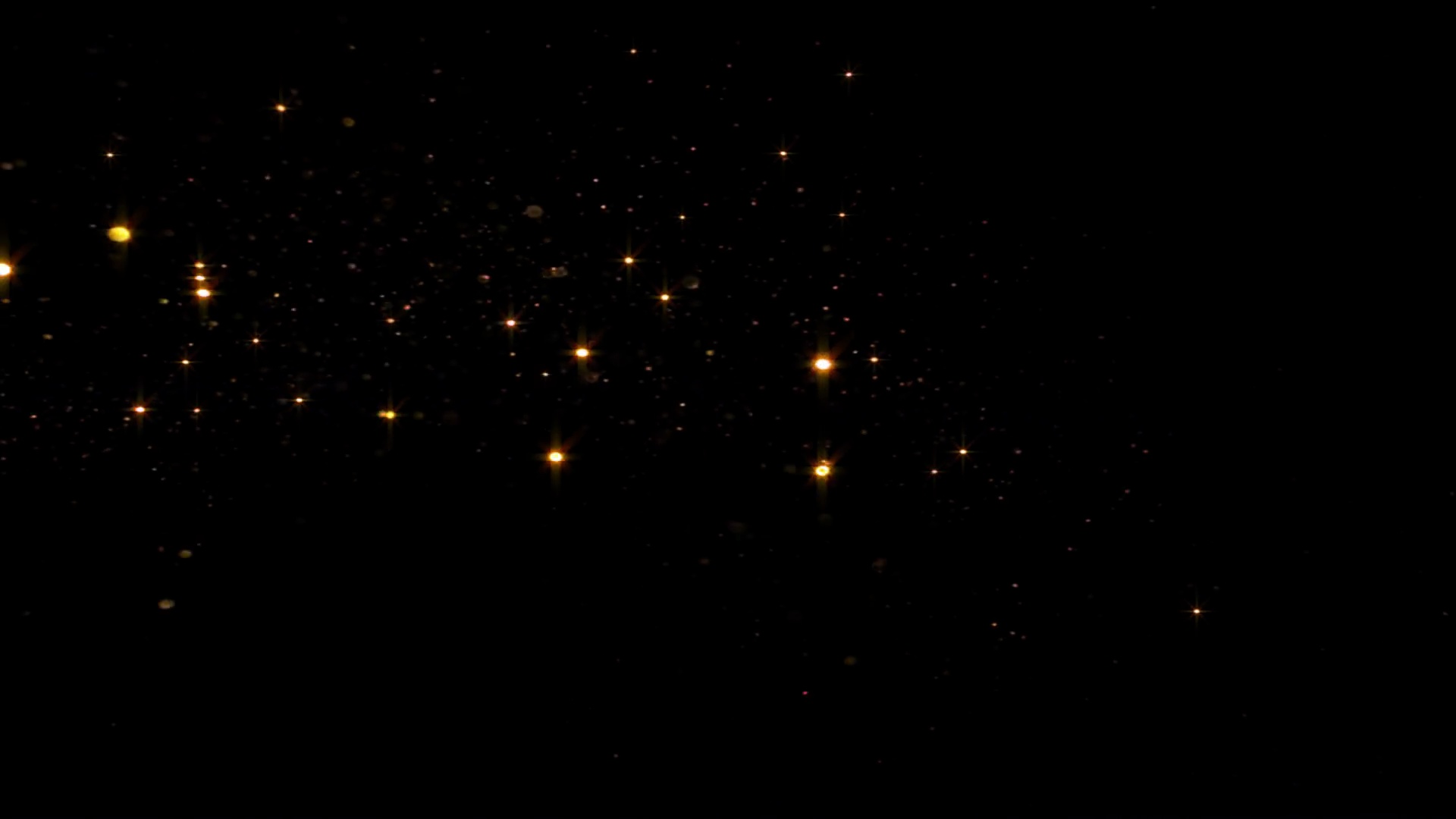 闪耀的金色星空