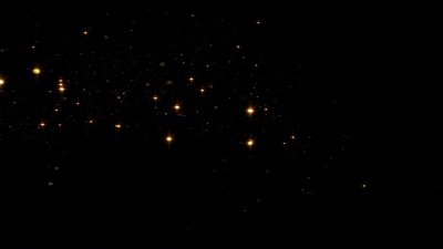 闪耀的金色星空