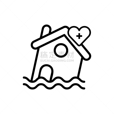 水灾,彩色背景,保险,环境,天气,社区,德克萨斯,窗户,绘画插图,建筑