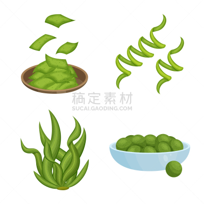 螺旋菌,分离着色,海草,计算机图标,一个物体,蔬菜,素食,健康保健,螺线,清新