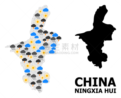 天气,宁夏回族自治区,抽象拼贴画,一个物体,几何形状,云,气象学,暴风雨,自立