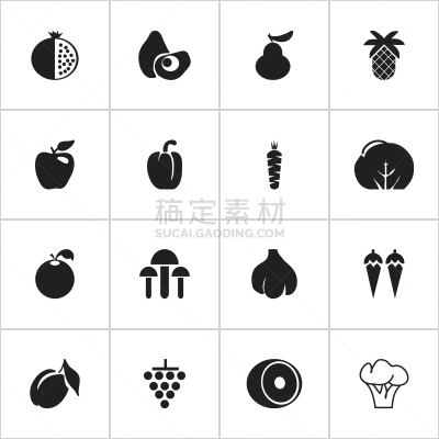 水果,符号,数字16,农业,热,脚踏车,部分,清新,香料,食品