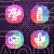 cactuses app icons set
