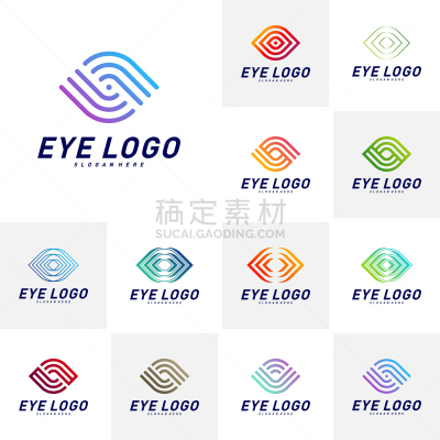 模板,品牌名称,概念,动物眼睛,传媒,商务,技术,现代,设计,布置