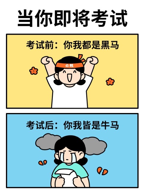 趣味对比教育学习话题讨论小红书封面预览效果