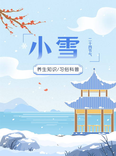 小雪节气科普中式感小红书套装小红书封面预览效果