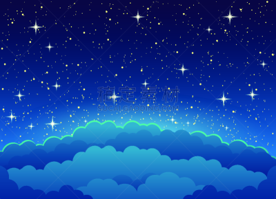云,星系,暗色,云景,模板,背景,天空,绘画插图,卡通,夜晚
