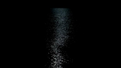 月夜海景