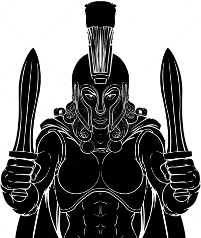 勇士,女性,特洛伊木马,女人,运动,希腊,拿着,吉祥物,仅一个女人,白色