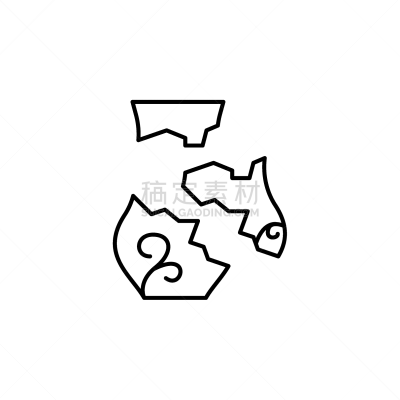 细的,轮廓,计算机图标,矢量,陶瓷制品,极简构图,申请表,线条,发现