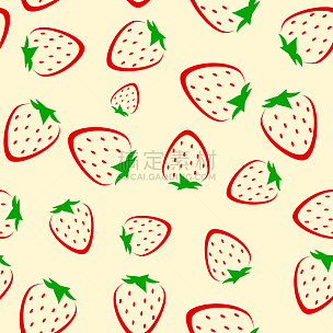 草莓,抽象,四方连续纹样,可爱的,颜色,计划书,清新,纺织品,食品,维生素