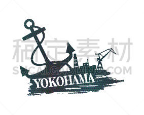商务,抽象,自然,画笔,图像,海洋,船,锚,矢量,运输