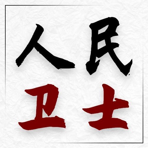 中国人民警察节110祝福大字公众号次图预览效果