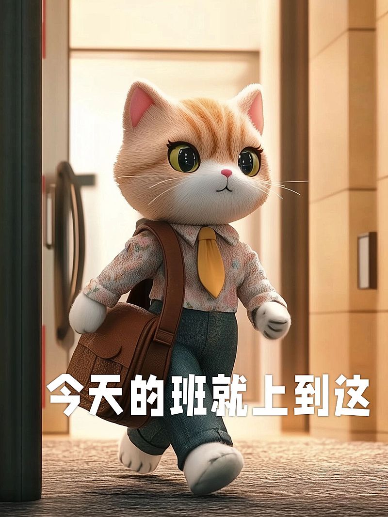 趣味动物表情包小红书封面aigc