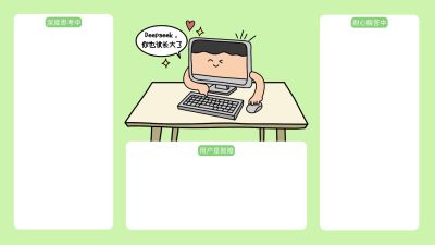 拙气感插画分区电脑壁纸
