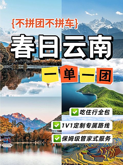 旅游攻略拼图宫格花字小红书封面