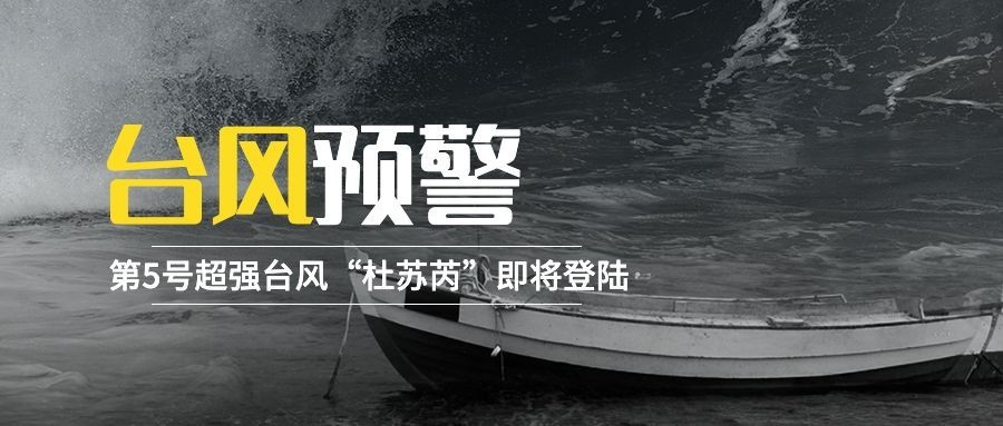 台风新闻资讯公众号首图预览效果