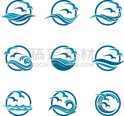 国际著名景点,分离着色,自然,野生动物,海洋,海鸥,动物,鸟类,品牌名称,收集