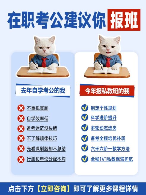 教育培训职业技能考公报班对比小红书配图预览效果
