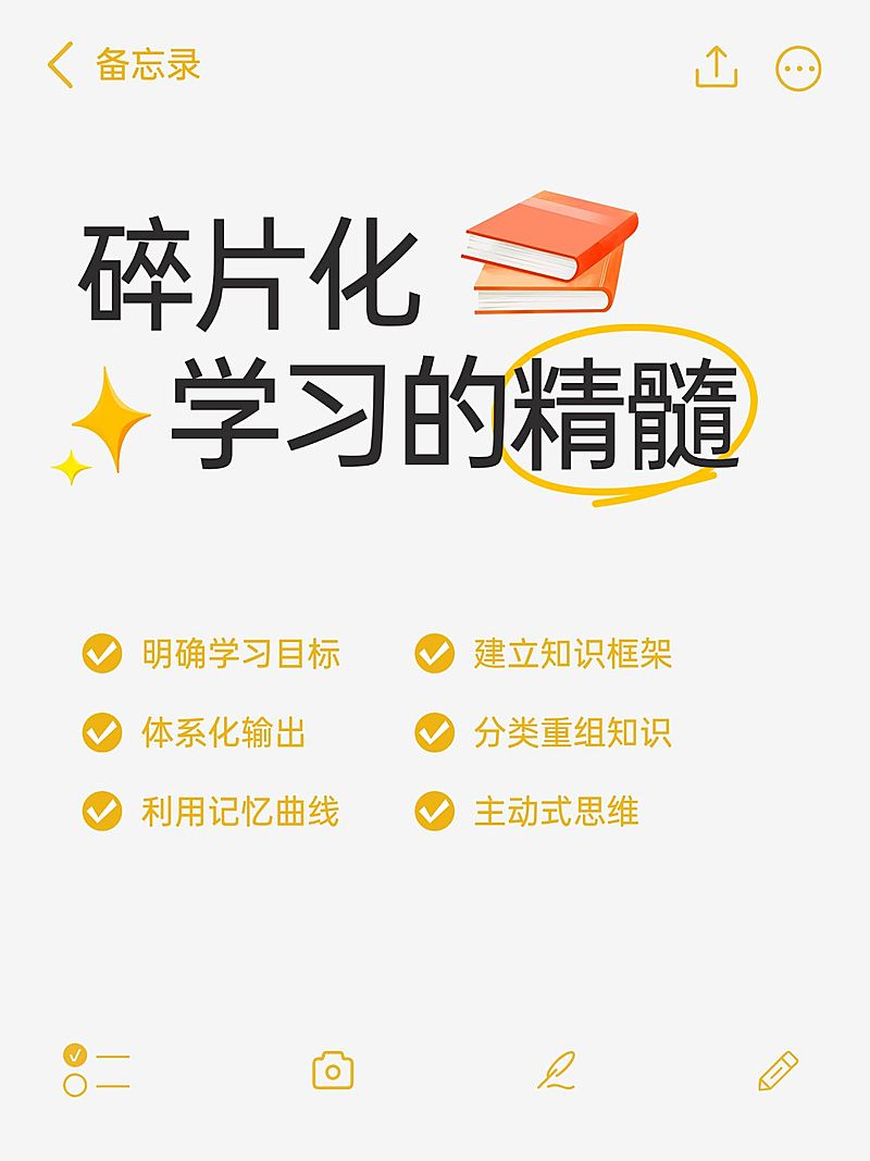 生活分享学习指南爆款大字小红书封面