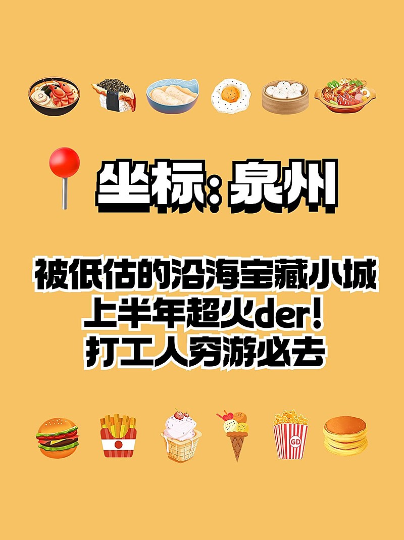 旅游城市推荐安利emoji小红书封面aigc