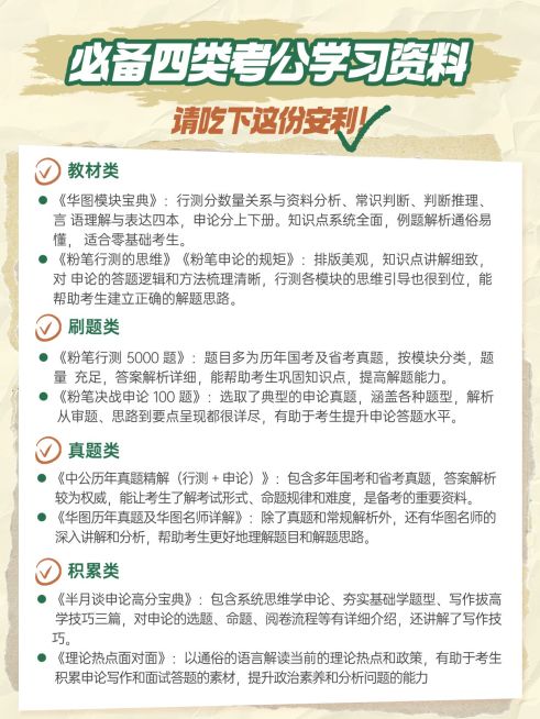 教育公考学习攻略小红书内页aigc预览效果