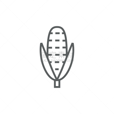 Corn line icon