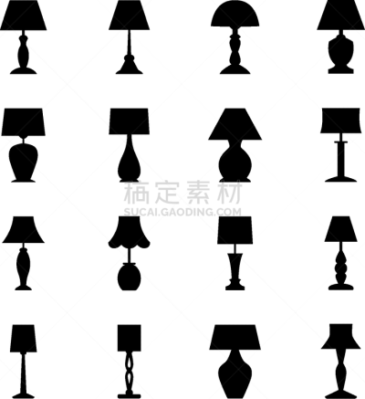 黑色,分离着色,华丽的,华贵,图像,家具,布置,收集,装饰,站