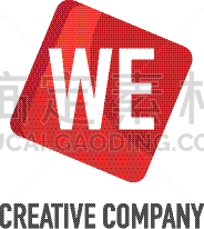 initial letter we logo template design