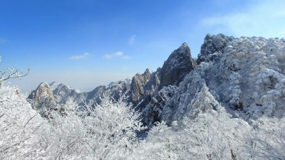 黄山雪景 
