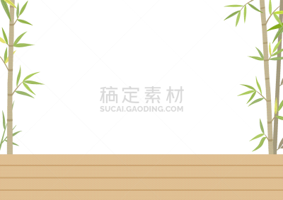 竹,硬木地板,白色背景,传统,事件,背景分离,中秋节,边框,环境,地板