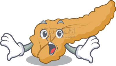 惊奇,吉祥物,卡通,胰腺,时尚,人类消化系统,胆囊,人,糖尿病,可爱的