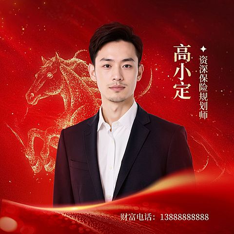 金融保险马年个人介绍简介微信头像